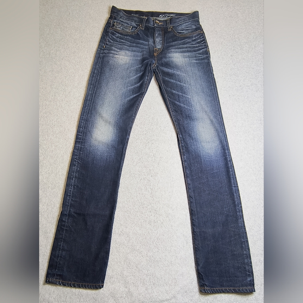 Jeans Flying Horse Men's Button Fly Slim Fit 100% Cotton Size 30